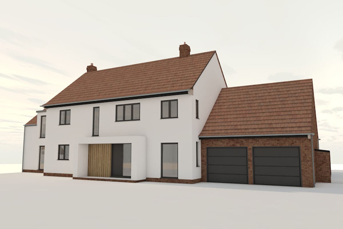 Contemporary Update to Post War Home