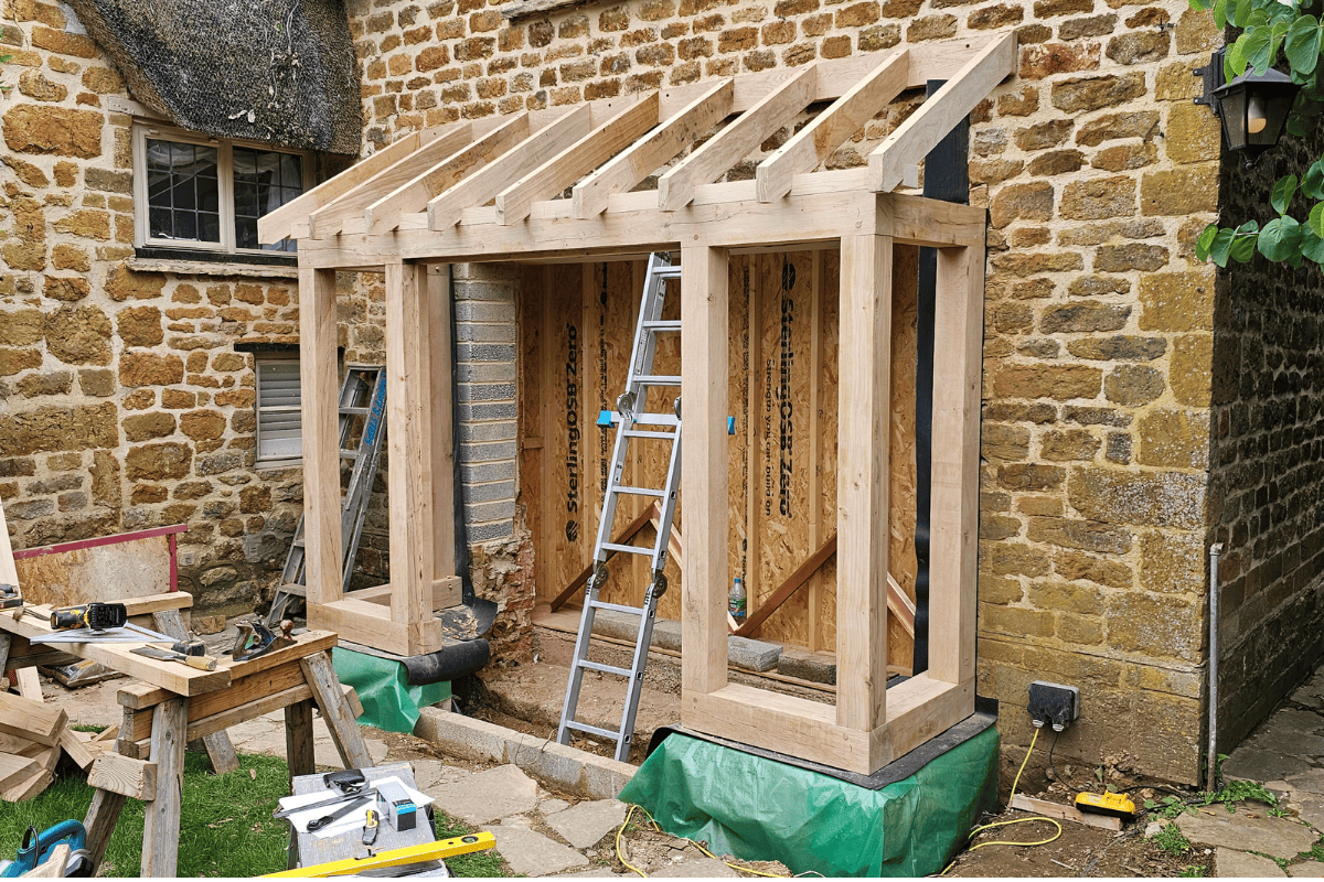 Oak framing, Oxfordshire