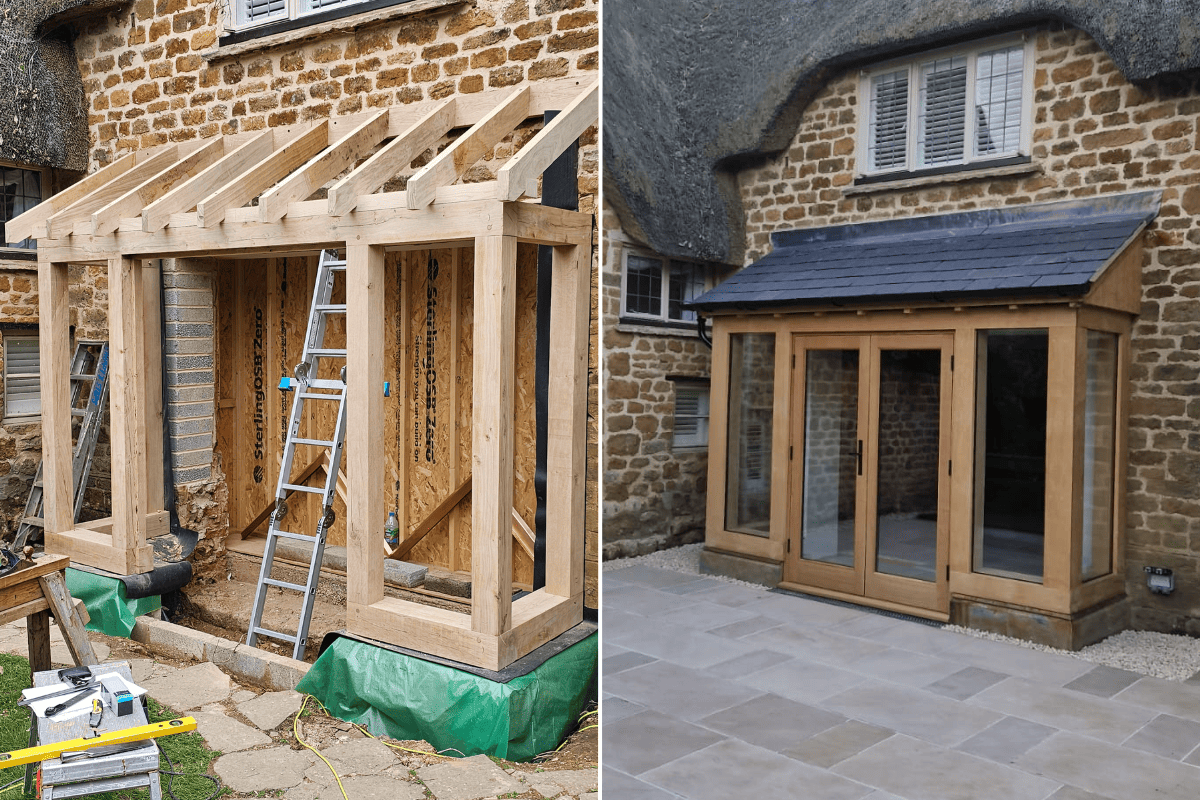 Oak Framed Bay, Oxfordshire