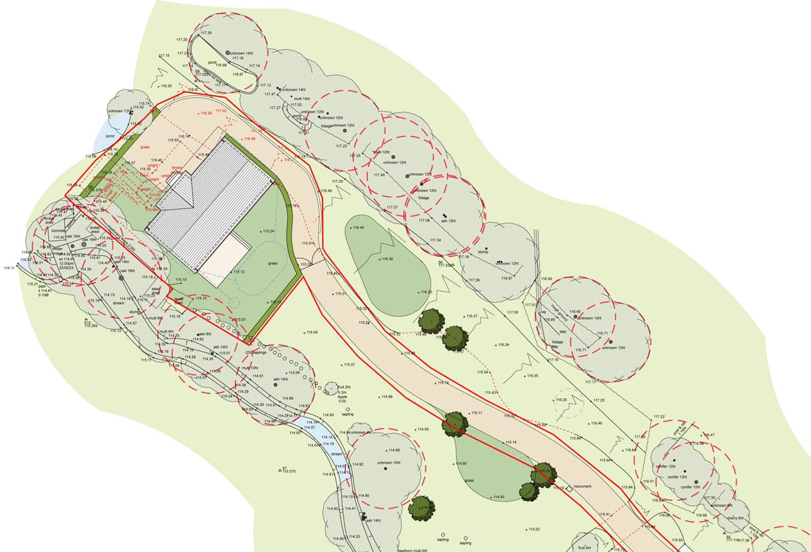 Sensitive Landscape Integration For A New Home