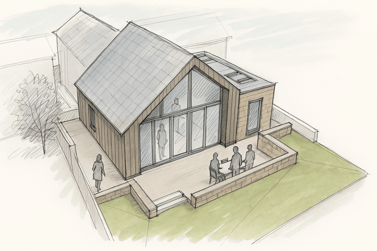 Contemporary Extension Planning Application Submitted